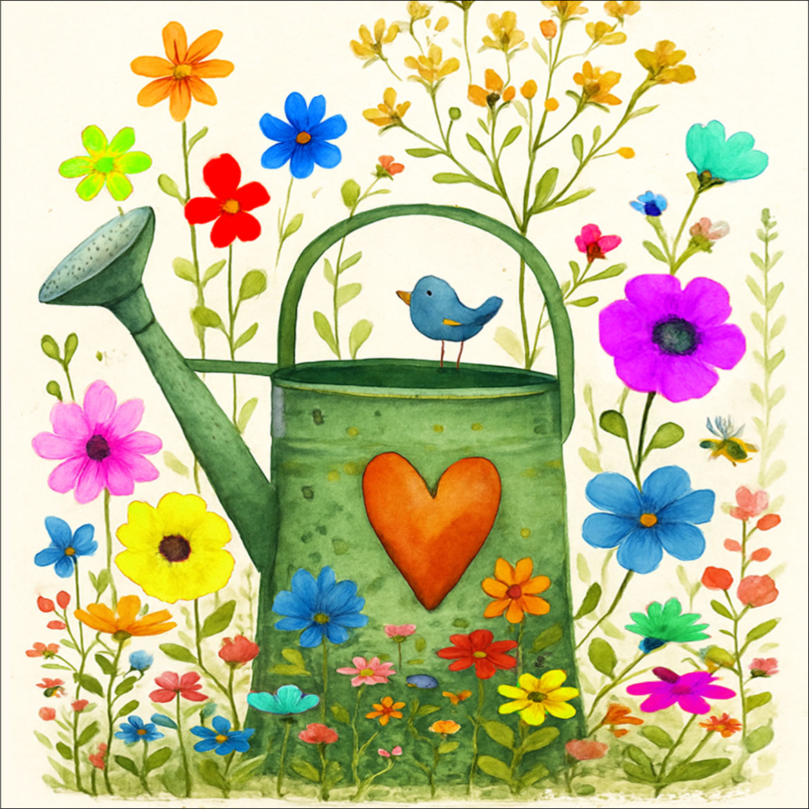Heart of the Garden - Photo Square Insert