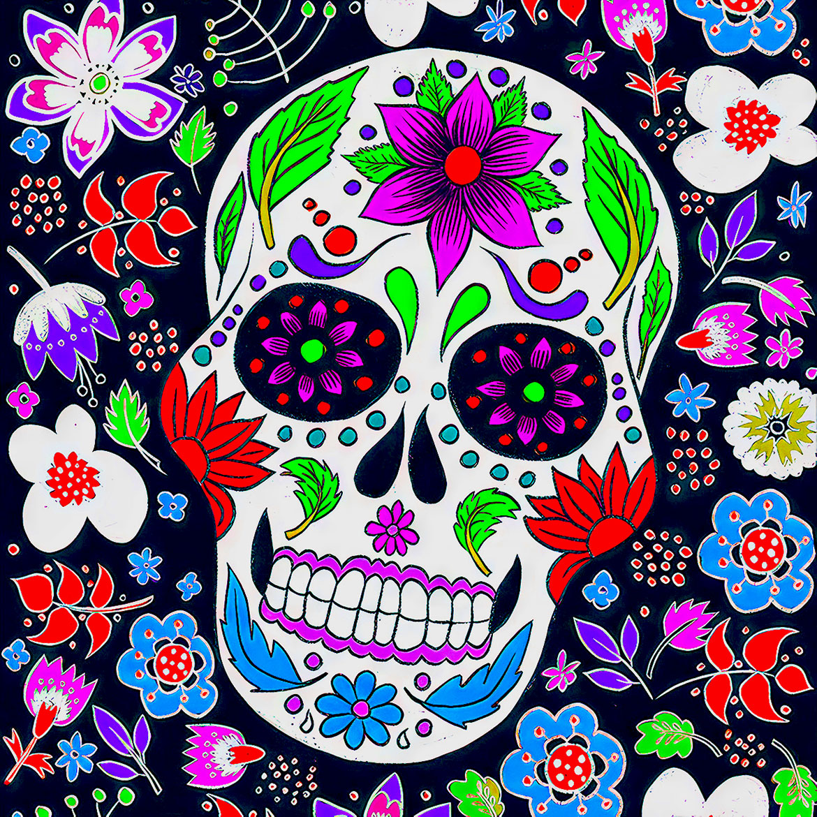 La Calavera Catrina - Photo Square Insert