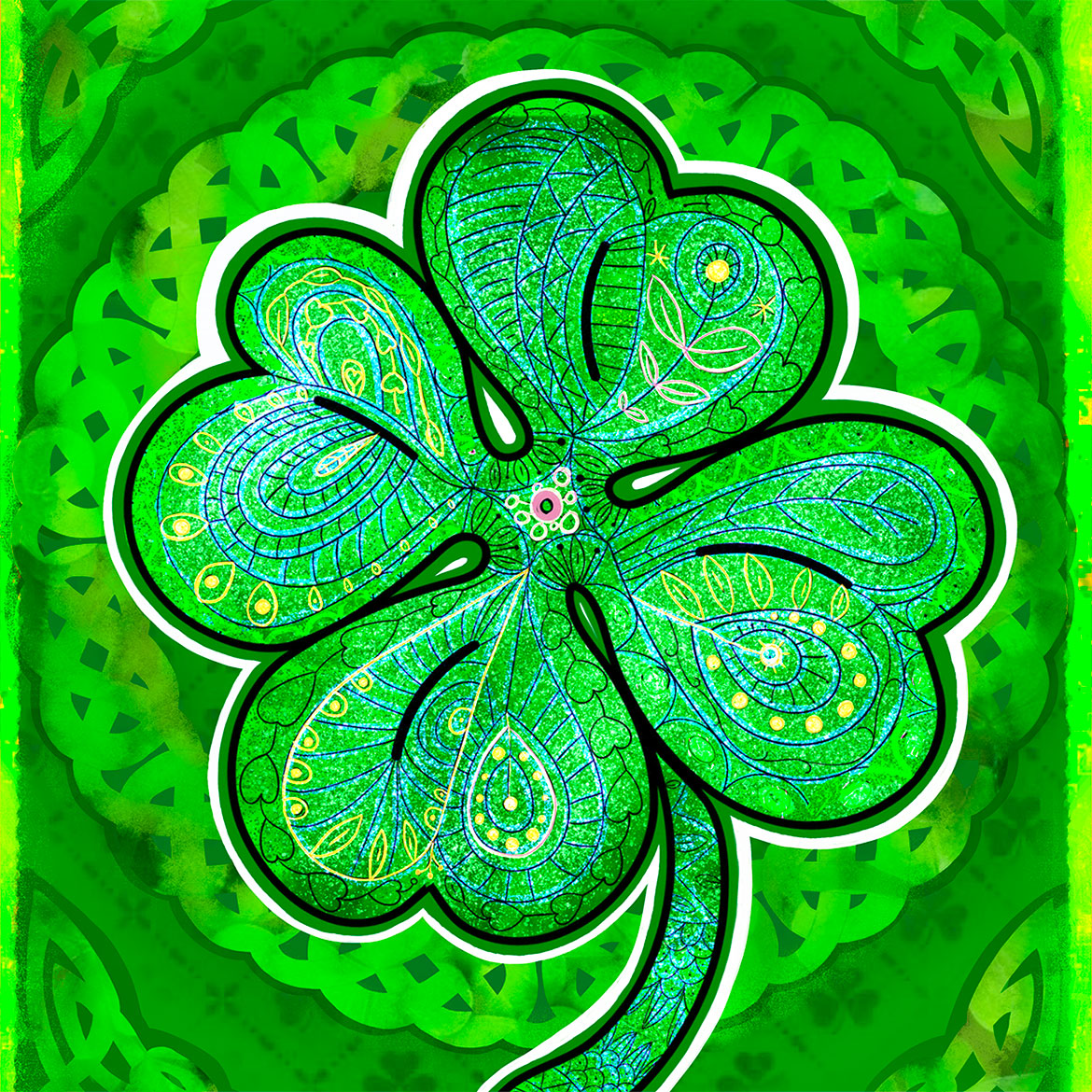 Shamrock - Photo Square Insert