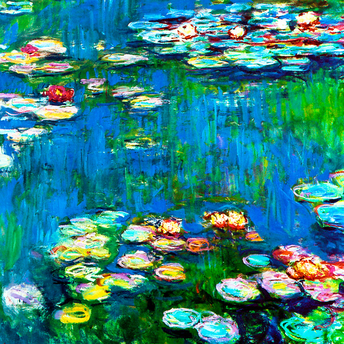 Water Lilies - Photo Square Insert