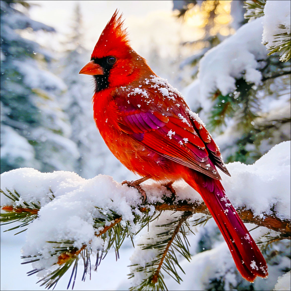 Winter Sentinel - Photo Square Insert