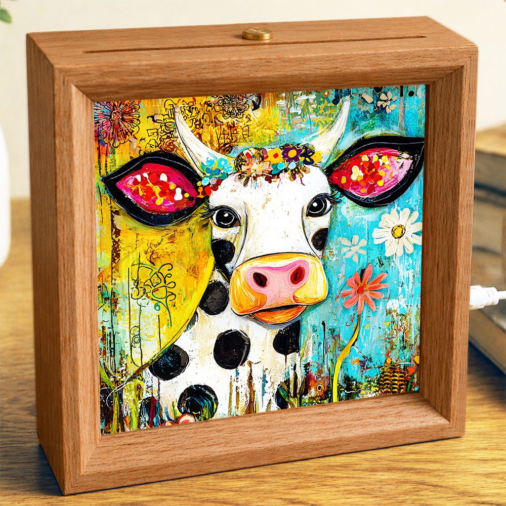 Flower Cow - Photo Square