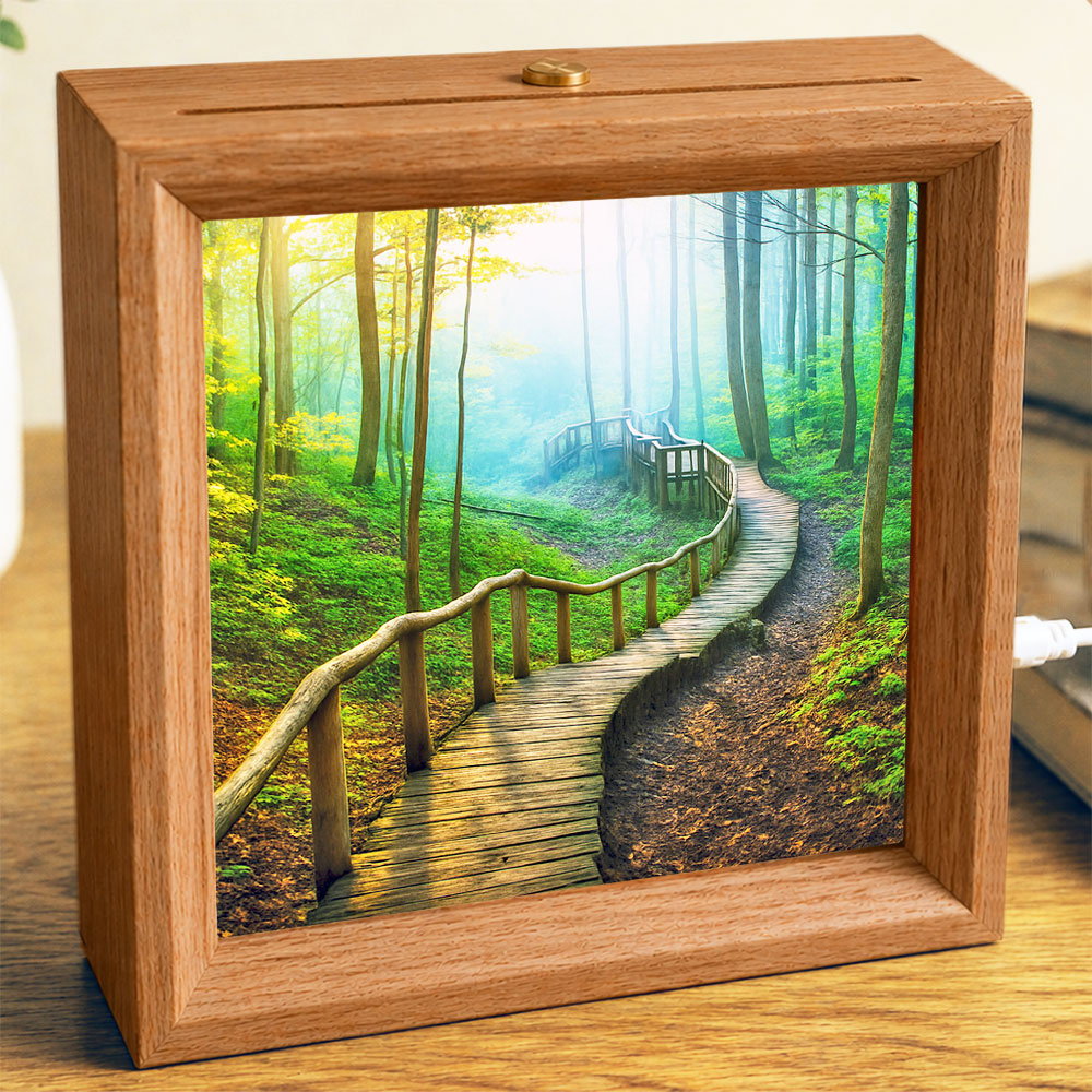 Foggy Climb - Photo Square