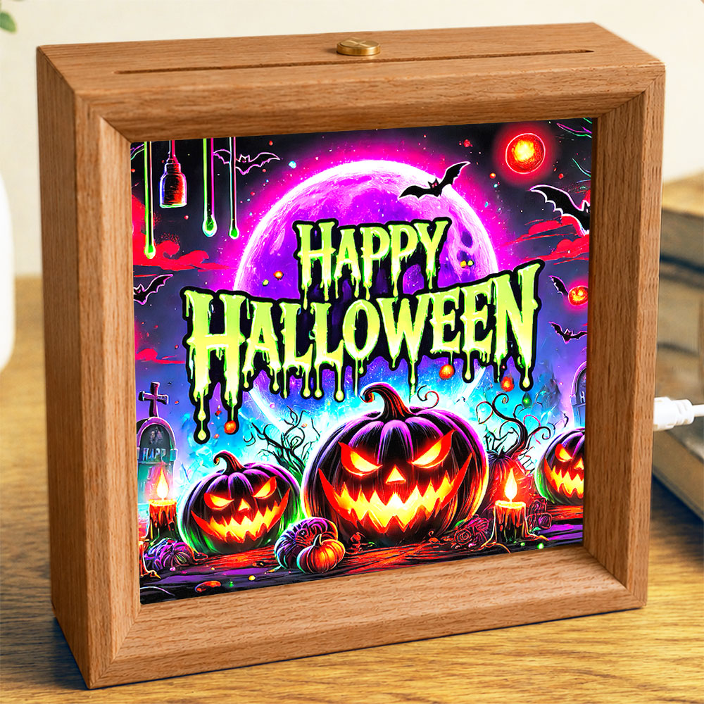 Glowing Halloween Night - Photo Square